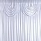 20 ft x 10 ft WHITE Satin Valance BACKDROP Wedding Party Photo Booth Decorations